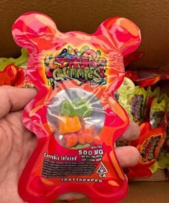 Dank Gummy Worms 500mg THC