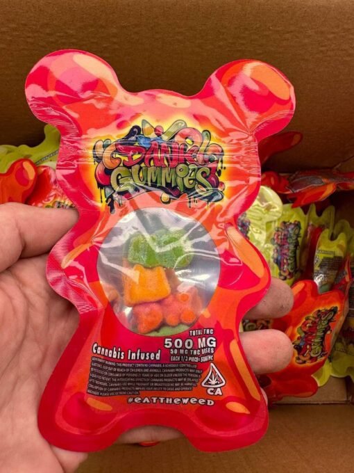 Dank Gummy Worms 500mg THC