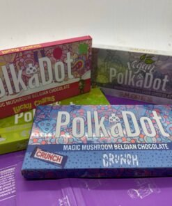 Polkadot magic mushroom Belgian chocolate