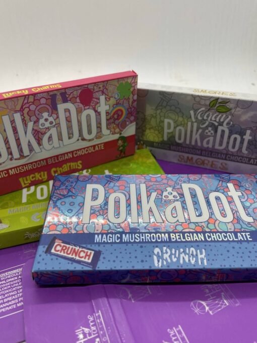 Polkadot magic mushroom Belgian chocolate