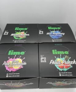 Lime-infused cannabis gummies