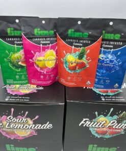 Lime-Infused Cannabis Gummies