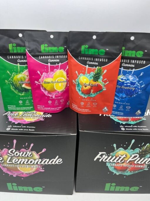 Lime-Infused Cannabis Gummies