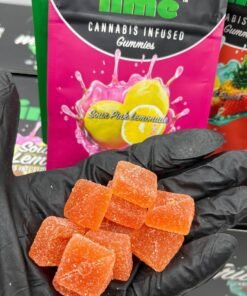 Lime-Infused Cannabis Gummies