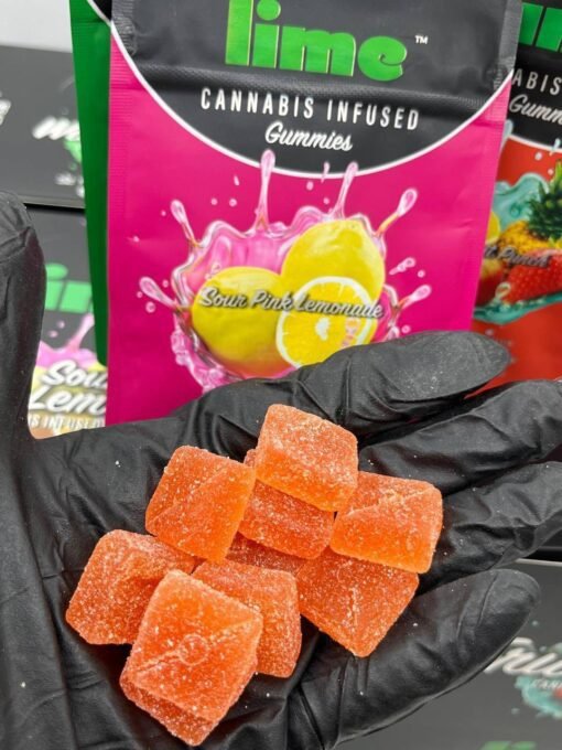 Lime-Infused Cannabis Gummies